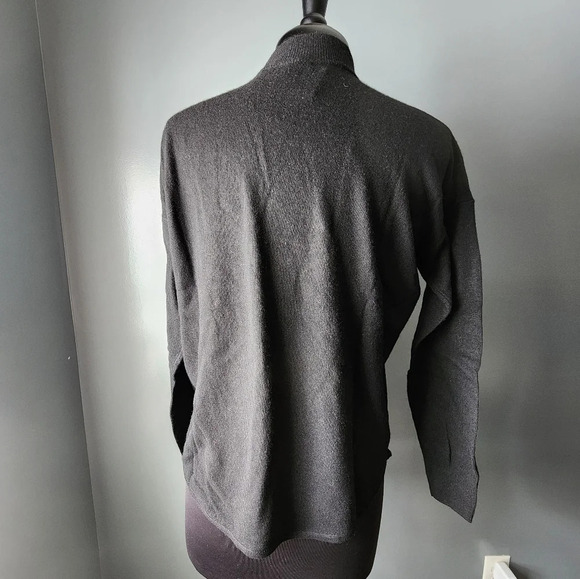 *NWT* Madewell Ashbury Mockneck Black Sweater - Picture 6 of 6